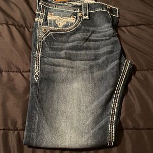 Mens Rock Revival bootcut jeans size 36
